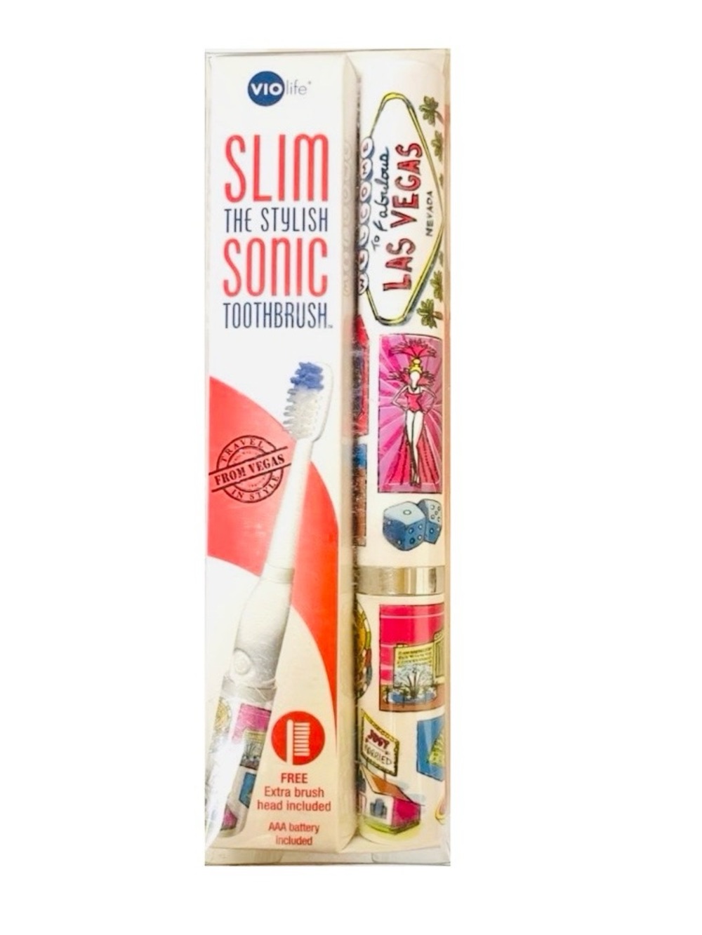 Slim Sonic Las Vegas Electric Toothbrush